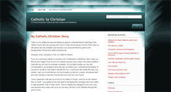 Desktop Screenshot of catholic2christian.com